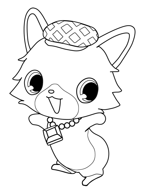 Coloring page: Jewelpet (Cartoons) #37670 - Free Printable Coloring Pages