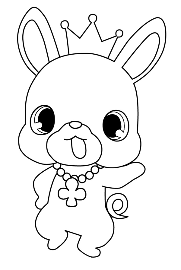 Coloring page: Jewelpet (Cartoons) #37676 - Free Printable Coloring Pages