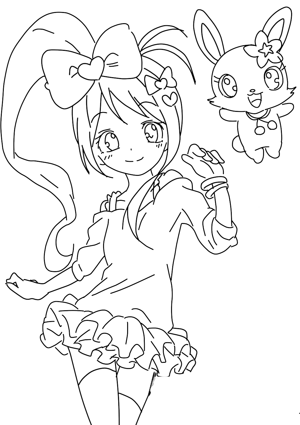 Coloring page: Jewelpet (Cartoons) #37678 - Free Printable Coloring Pages