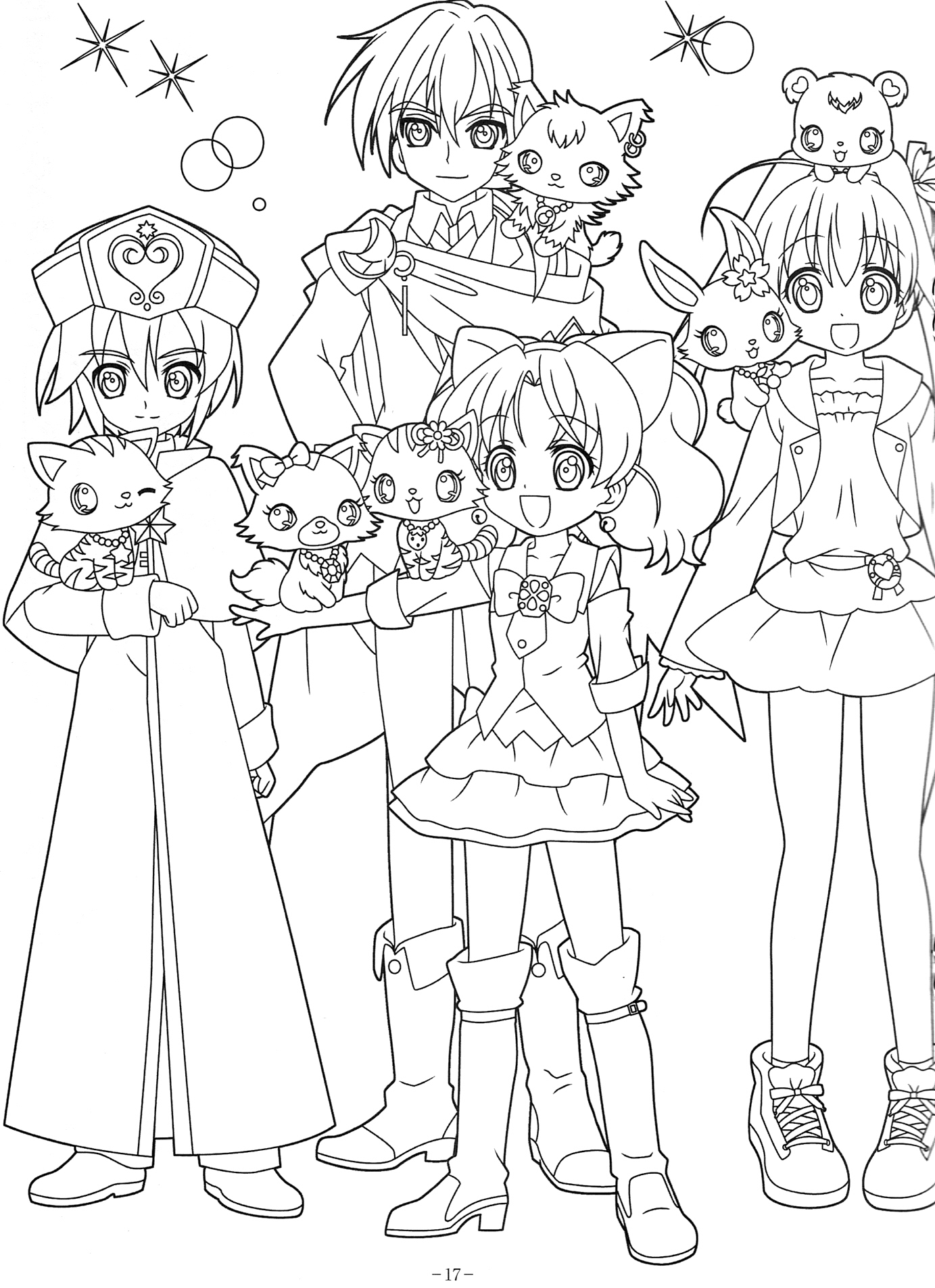 Coloring page: Jewelpet (Cartoons) #37682 - Free Printable Coloring Pages