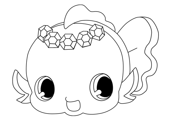 Coloring page: Jewelpet (Cartoons) #37685 - Free Printable Coloring Pages