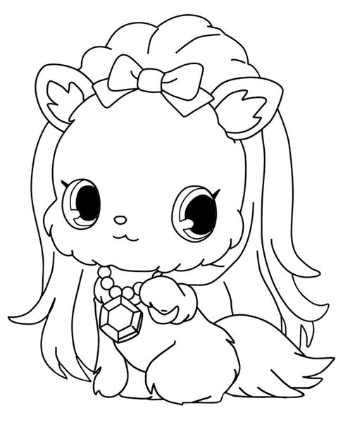Coloring page: Jewelpet (Cartoons) #37686 - Free Printable Coloring Pages