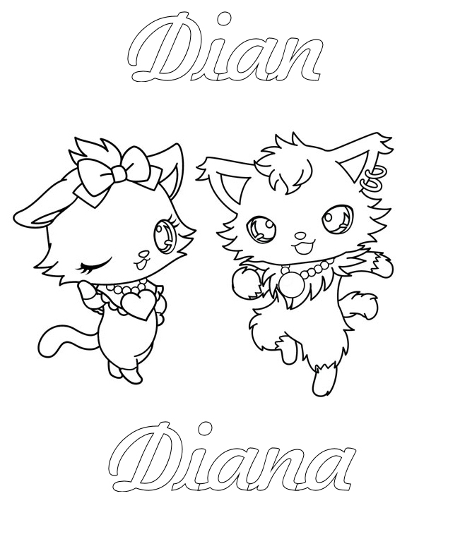 Drawing Jewelpet #37704 (Cartoons) – Printable coloring pages
