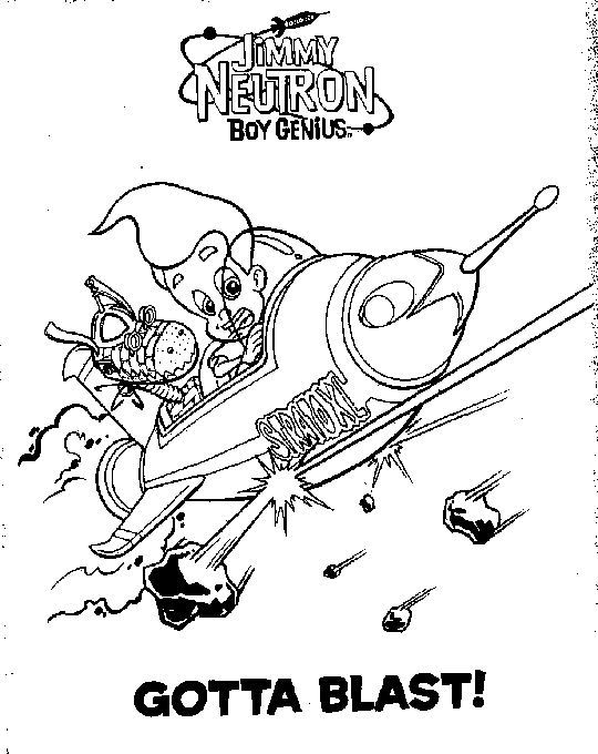 Coloring page: Jimmy Neutron (Cartoons) #48900 - Free Printable Coloring Pages