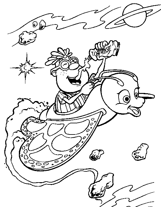 Coloring page: Jimmy Neutron (Cartoons) #48915 - Free Printable Coloring Pages