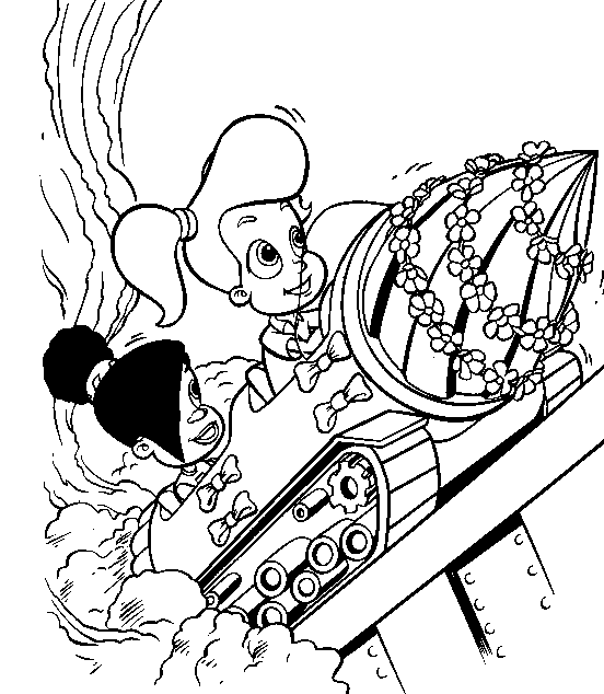 Coloring page: Jimmy Neutron (Cartoons) #48919 - Free Printable Coloring Pages