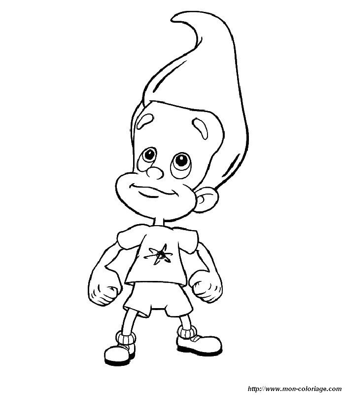 Coloring page: Jimmy Neutron (Cartoons) #48978 - Free Printable Coloring Pages