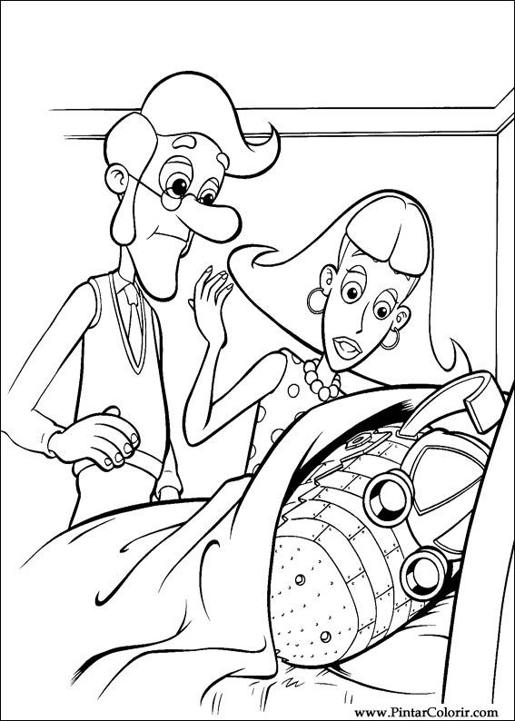 Coloring page: Jimmy Neutron (Cartoons) #49054 - Free Printable Coloring Pages