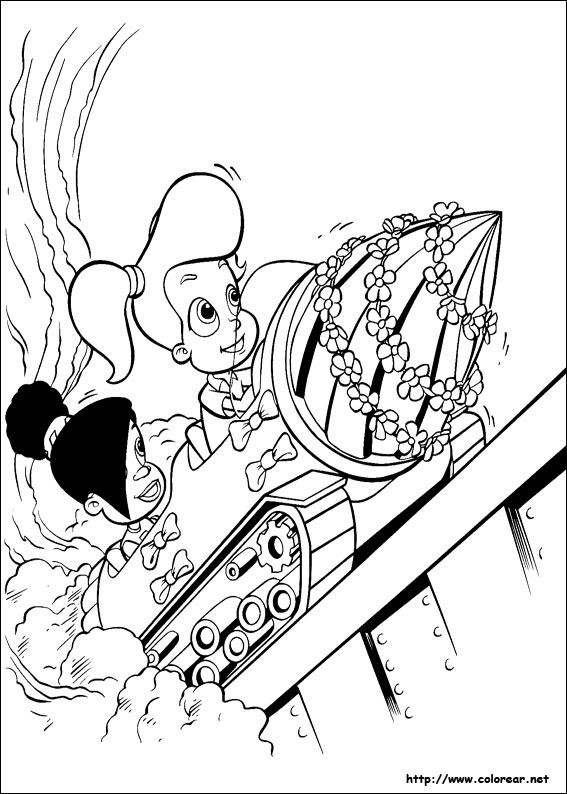 Coloring page: Jimmy Neutron (Cartoons) #49077 - Free Printable Coloring Pages