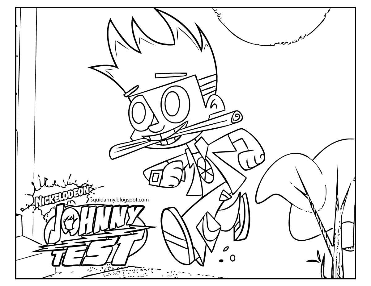Coloring page: Johnny Test (Cartoons) #34991 - Free Printable Coloring Pages