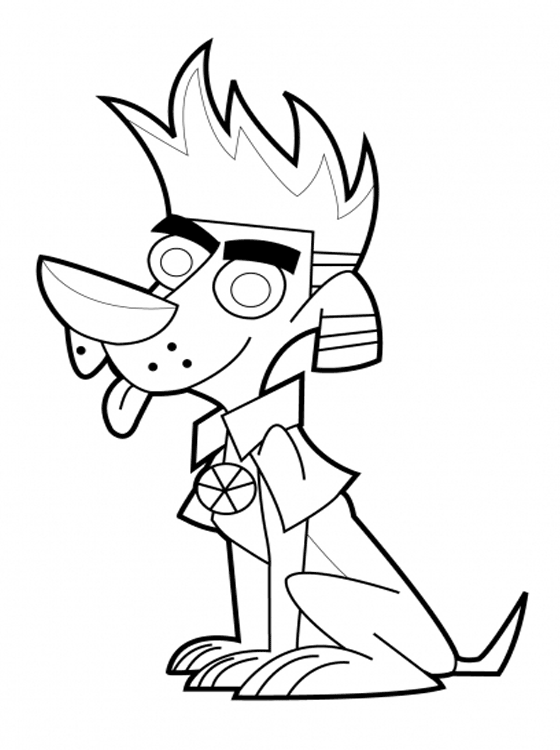 Coloring page: Johnny Test (Cartoons) #34993 - Free Printable Coloring Pages