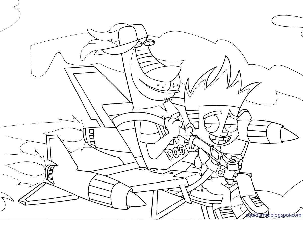 Coloring page: Johnny Test (Cartoons) #34994 - Free Printable Coloring Pages