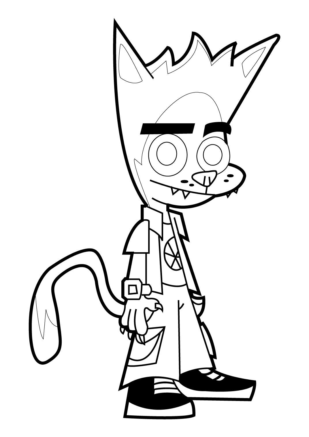 Coloring page: Johnny Test (Cartoons) #35003 - Free Printable Coloring Pages