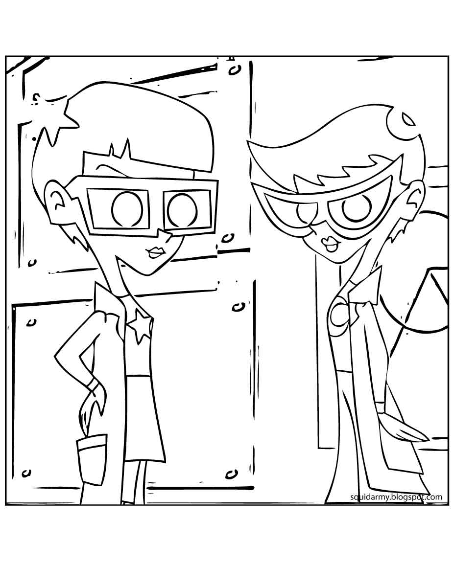 Coloring page: Johnny Test (Cartoons) #35012 - Free Printable Coloring Pages