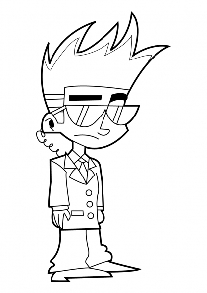 Coloring page: Johnny Test (Cartoons) #35176 - Free Printable Coloring Pages