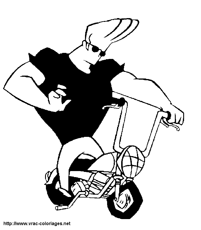 Coloring page: Johny Bravo (Cartoons) #35234 - Free Printable Coloring Pages
