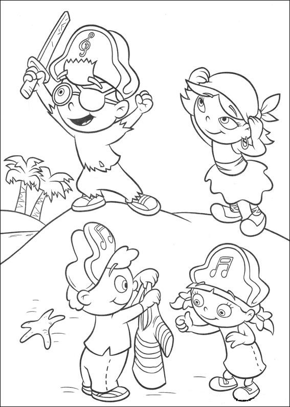 Coloring page: Little Einsteins (Cartoons) #45708 - Free Printable Coloring Pages