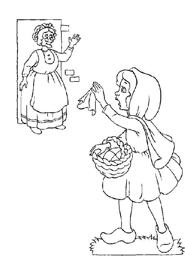 Coloring page: Little Red Riding Hood (Cartoons) #49201 - Free Printable Coloring Pages