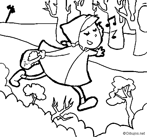 Coloring page: Little Red Riding Hood (Cartoons) #49216 - Free Printable Coloring Pages