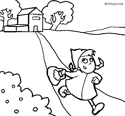 Coloring page: Little Red Riding Hood (Cartoons) #49220 - Free Printable Coloring Pages