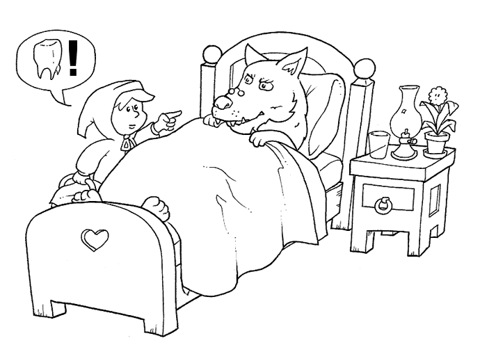 Coloring page: Little Red Riding Hood (Cartoons) #49324 - Free Printable Coloring Pages