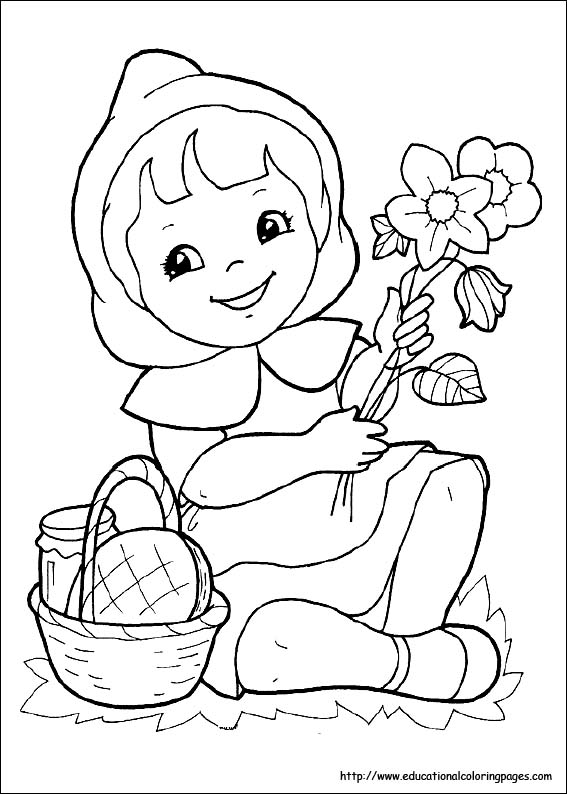 Coloring page: Little Red Riding Hood (Cartoons) #49370 - Free Printable Coloring Pages