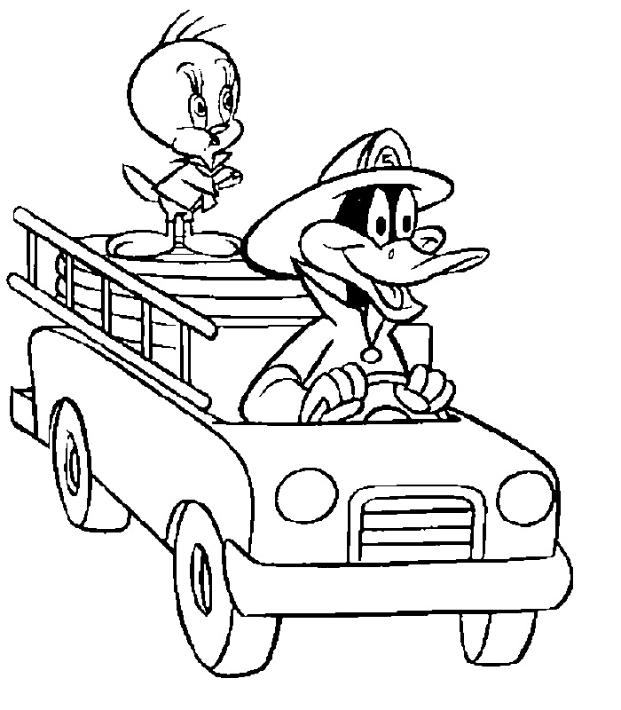 Coloring page: Looney Tunes (Cartoons) #39140 - Free Printable Coloring Pages