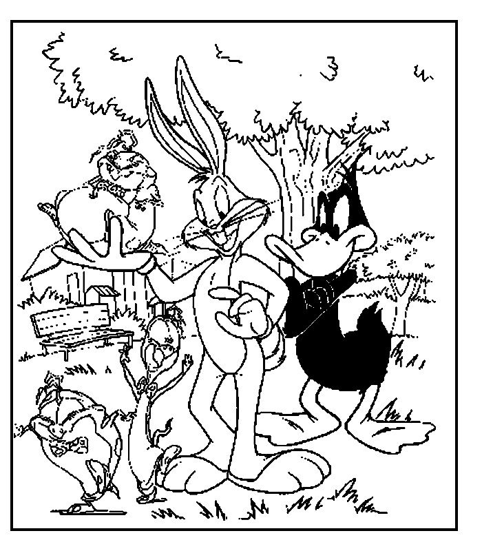 Coloring page: Looney Tunes (Cartoons) #39148 - Free Printable Coloring Pages