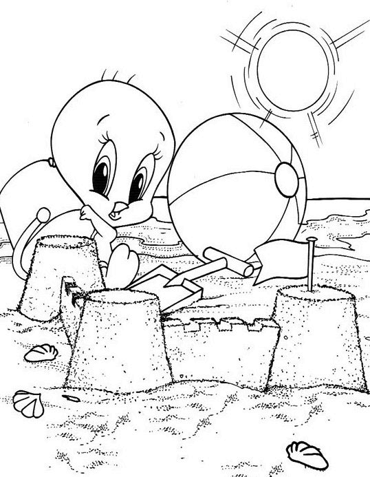 Coloring page: Looney Tunes (Cartoons) #39154 - Free Printable Coloring Pages