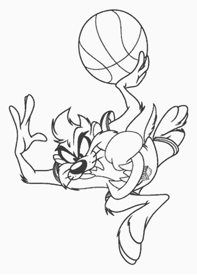 coloring pages of looney toons