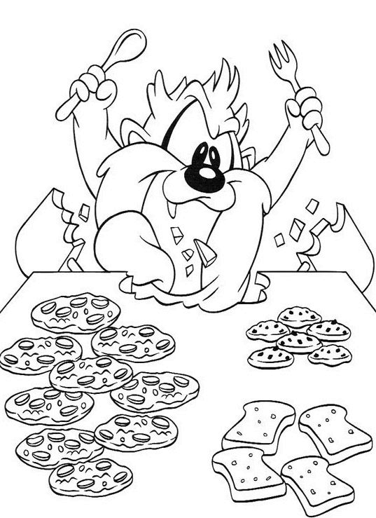 Coloring page: Looney Tunes (Cartoons) #39177 - Free Printable Coloring Pages