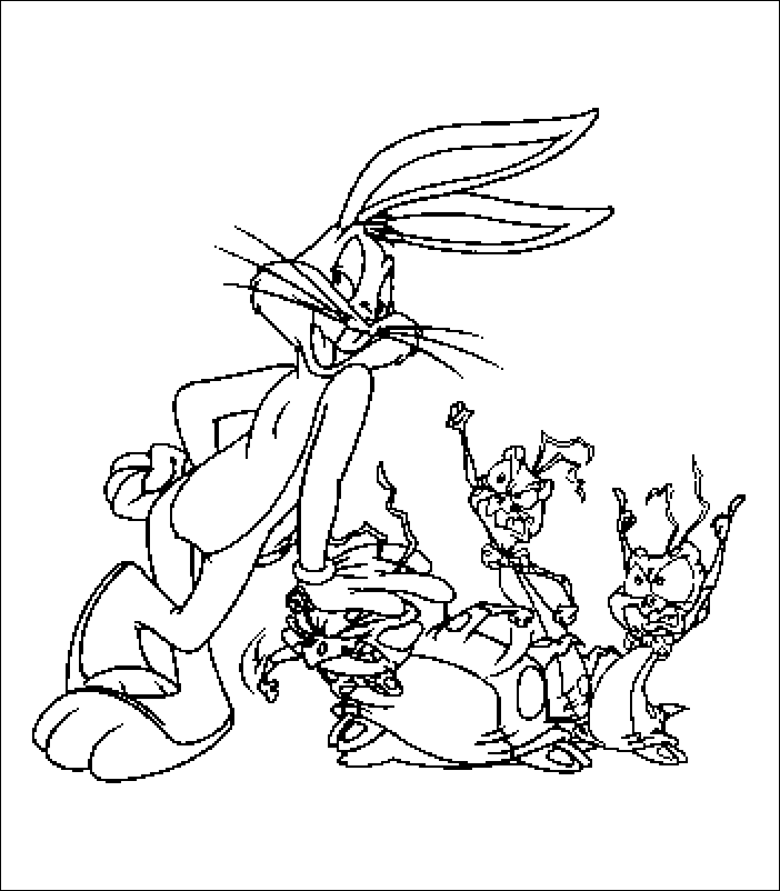 Coloring page: Looney Tunes (Cartoons) #39178 - Free Printable Coloring Pages