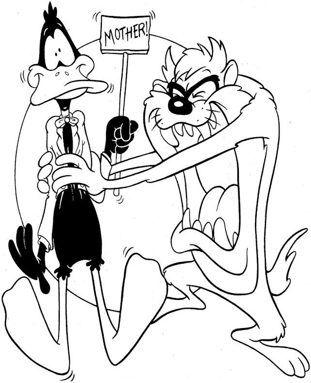 Coloring page: Looney Tunes (Cartoons) #39180 - Free Printable Coloring Pages