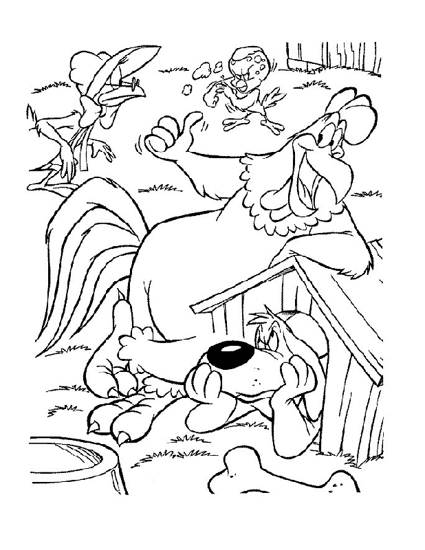 Coloring page: Looney Tunes (Cartoons) #39206 - Free Printable Coloring Pages