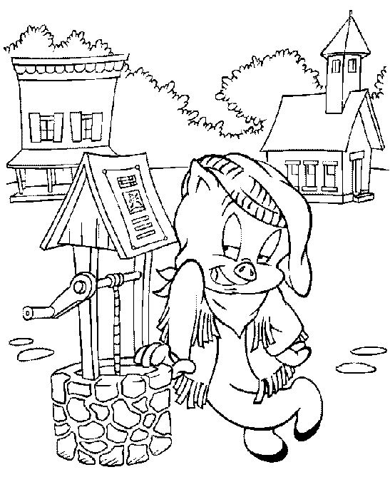 Coloring page: Looney Tunes (Cartoons) #39224 - Free Printable Coloring Pages