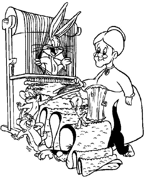 Coloring page: Looney Tunes (Cartoons) #39229 - Free Printable Coloring Pages