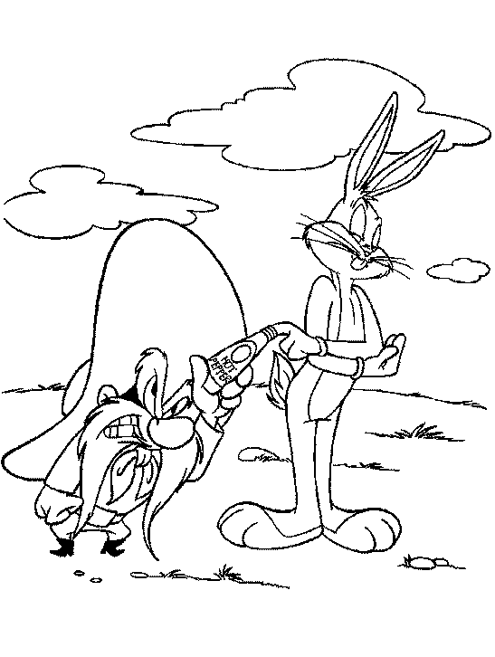 Coloring page: Looney Tunes (Cartoons) #39234 - Free Printable Coloring Pages
