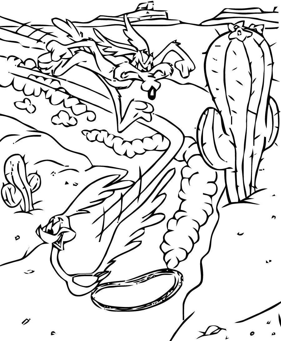 Coloring page: Looney Tunes (Cartoons) #39240 - Free Printable Coloring Pages