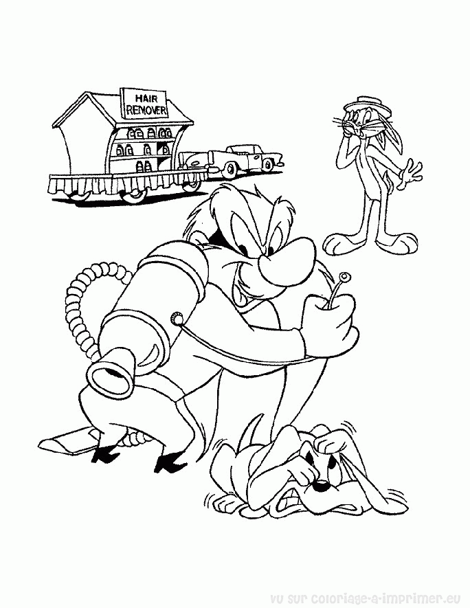 Coloring page: Looney Tunes (Cartoons) #39265 - Free Printable Coloring Pages