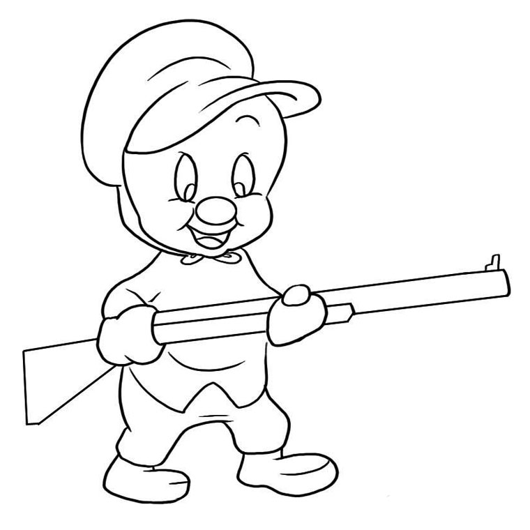 Coloring page: Looney Tunes (Cartoons) #39280 - Free Printable Coloring Pages