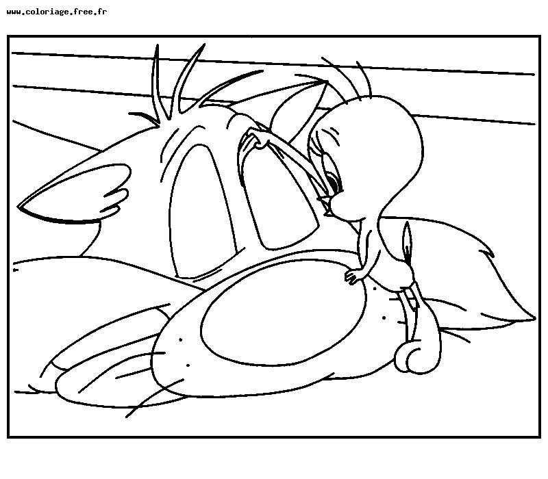 Coloring page: Looney Tunes (Cartoons) #39302 - Free Printable Coloring Pages