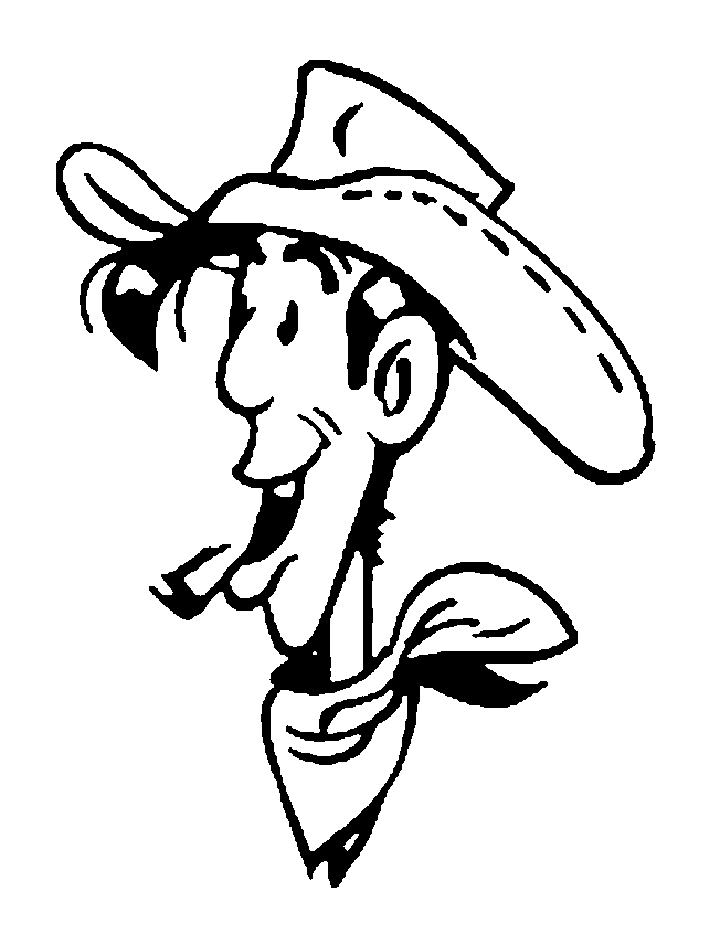 Coloring page: Lucky Luke (Cartoons) #25509 - Free Printable Coloring Pages