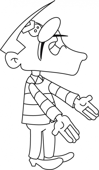 Coloring page: Lucky Luke (Cartoons) #25523 - Free Printable Coloring Pages