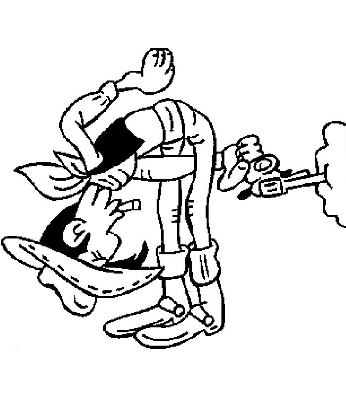 Coloring page: Lucky Luke (Cartoons) #25537 - Free Printable Coloring Pages