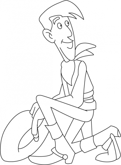 Coloring page: Lucky Luke (Cartoons) #25555 - Free Printable Coloring Pages