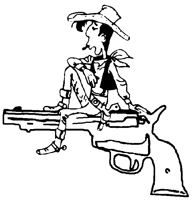 Coloring page: Lucky Luke (Cartoons) #25564 - Free Printable Coloring Pages