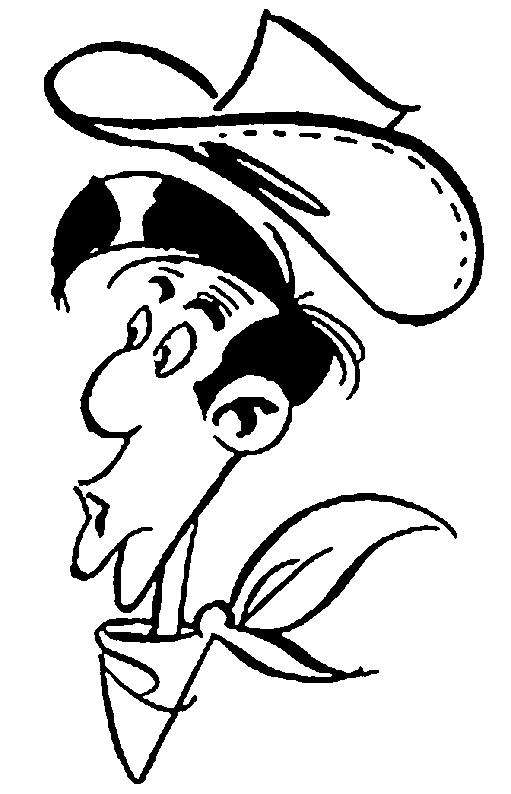 Coloring page: Lucky Luke (Cartoons) #25568 - Free Printable Coloring Pages