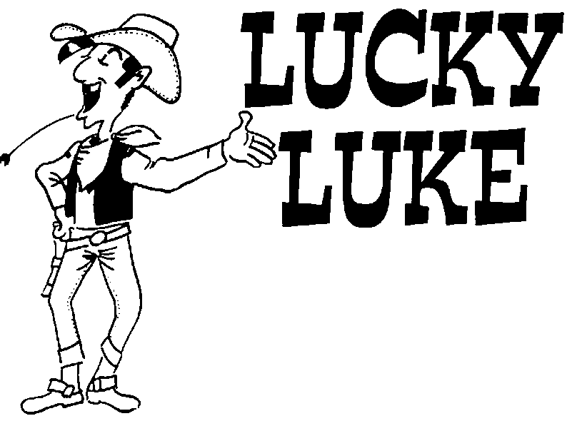 Coloring page: Lucky Luke (Cartoons) #25600 - Free Printable Coloring Pages
