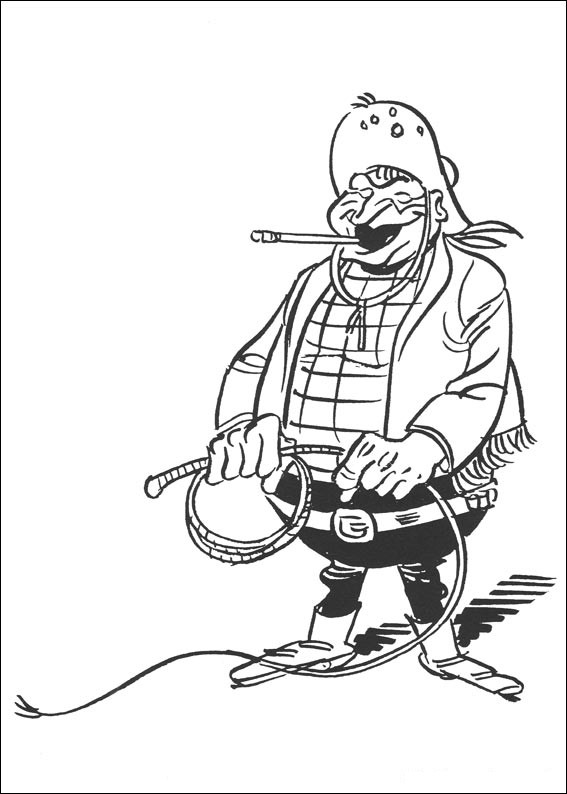 Coloring page: Lucky Luke (Cartoons) #25641 - Free Printable Coloring Pages