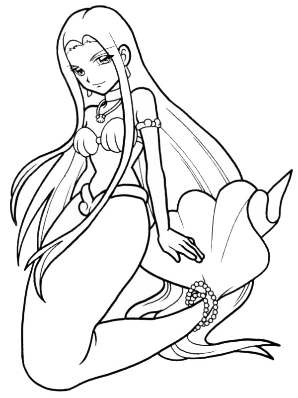 Coloring page: Mangas (Cartoons) #42554 - Free Printable Coloring Pages